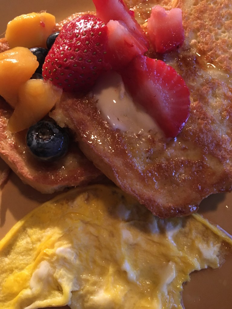 French Toast And Fresh Fruit For&nbsp;Dinner