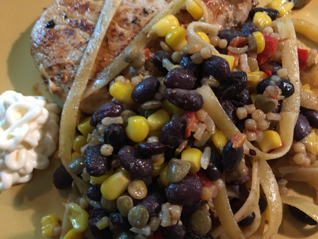 Mango/Ginger Pork Chops With Southwest&nbsp;Pasta